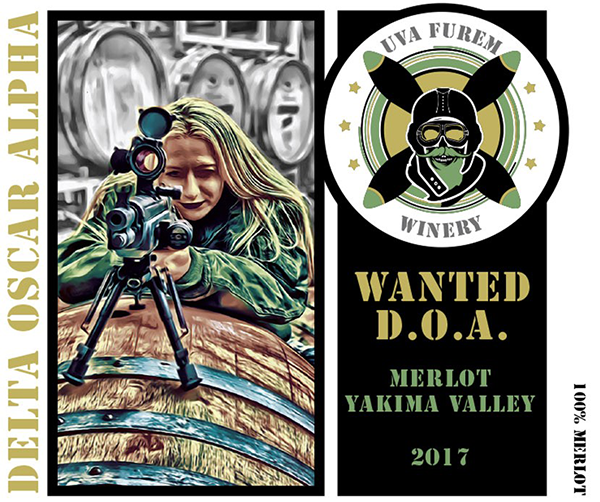 Product Image for 2017 "Wanted (D.O.A.) Merlot 